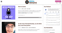 Desktop Screenshot of mediaindigena.com